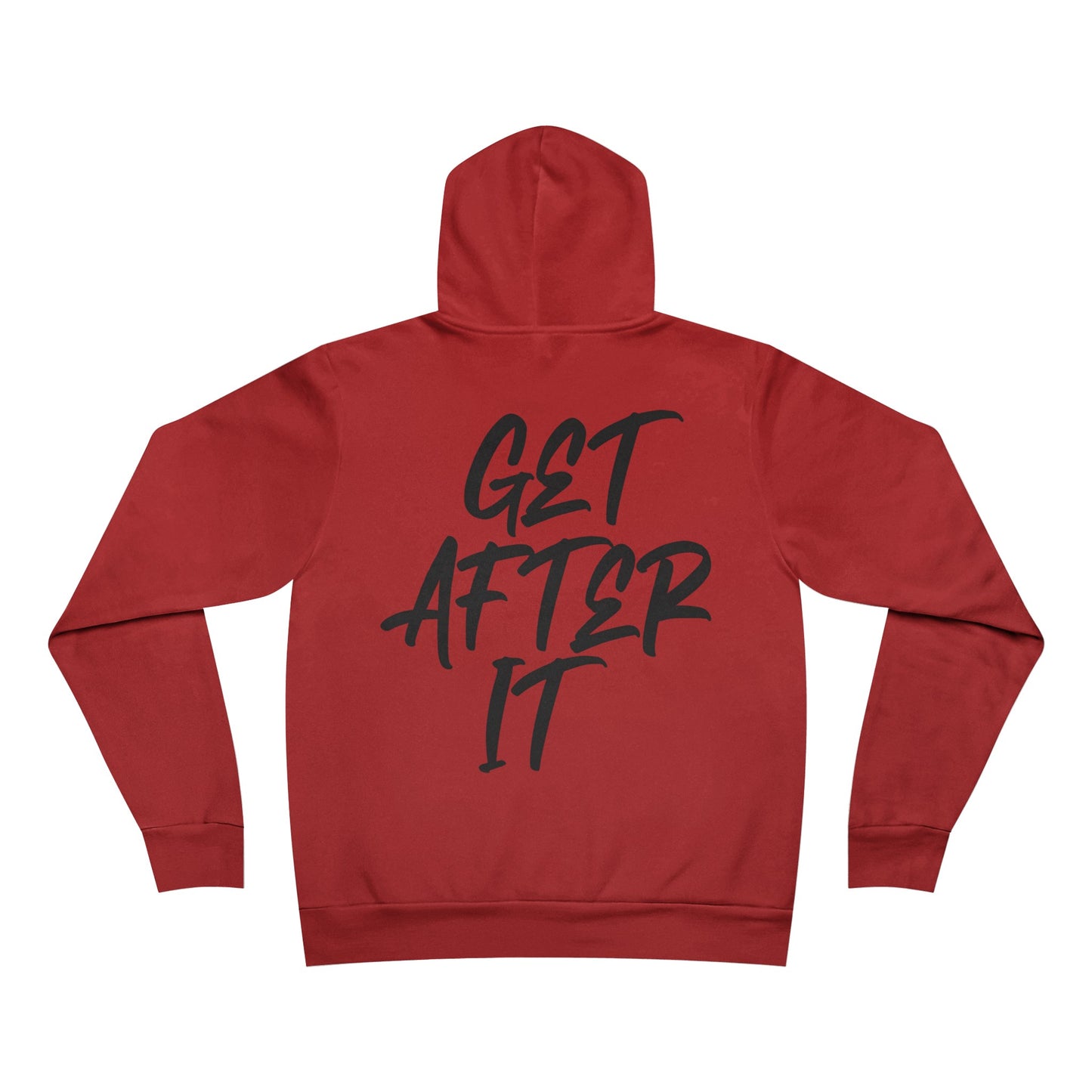 Men's "Get After It" - V1 Regular Hoodie (Black)