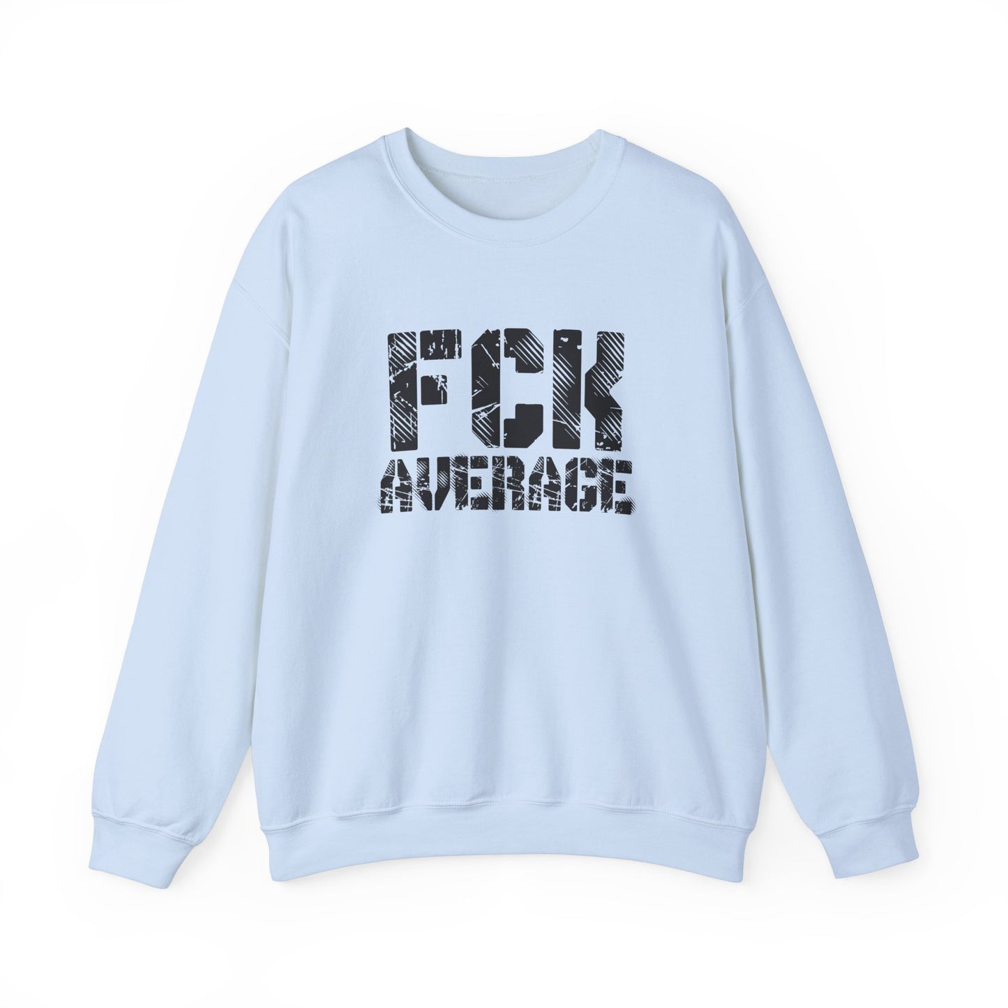 Men's "FCK Average" Crewneck (Black)