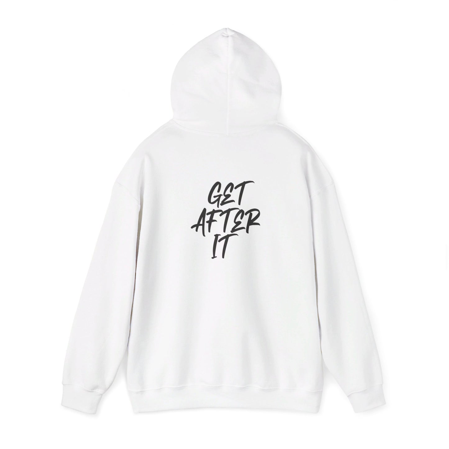 Men's "Get After It" - V1 Heavy Hoodie (Black)