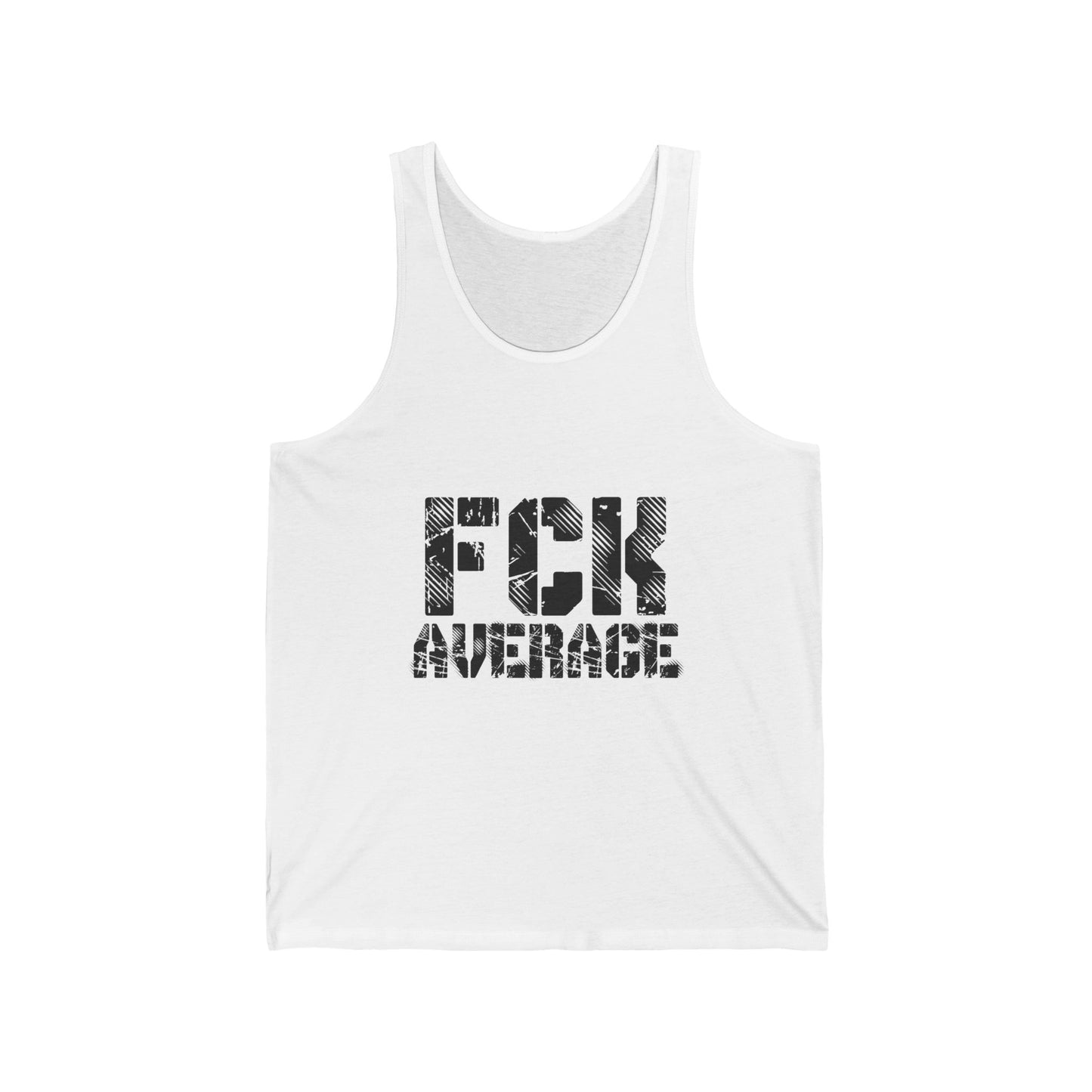 Men's "FCK Average" Tank (Black)