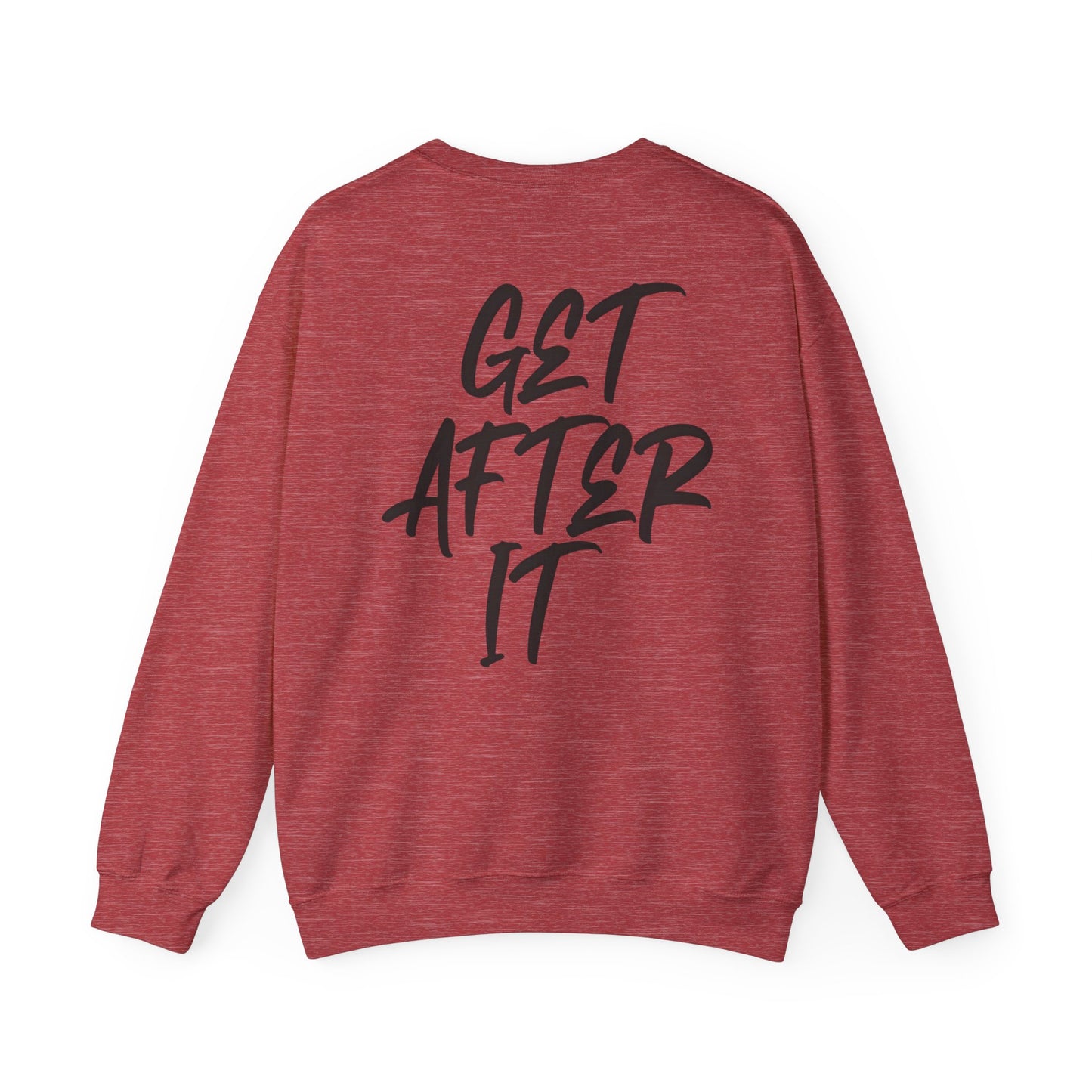 Women's "Get After It" - V1 Crewneck Sweatshirt (Black)