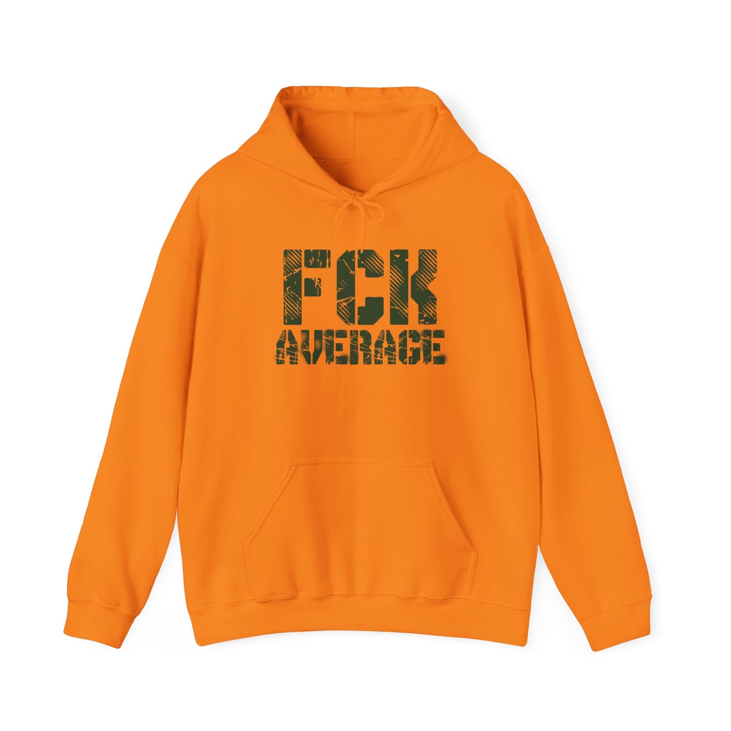 Women's "FCK Average" Heavy Hoodie (Green)