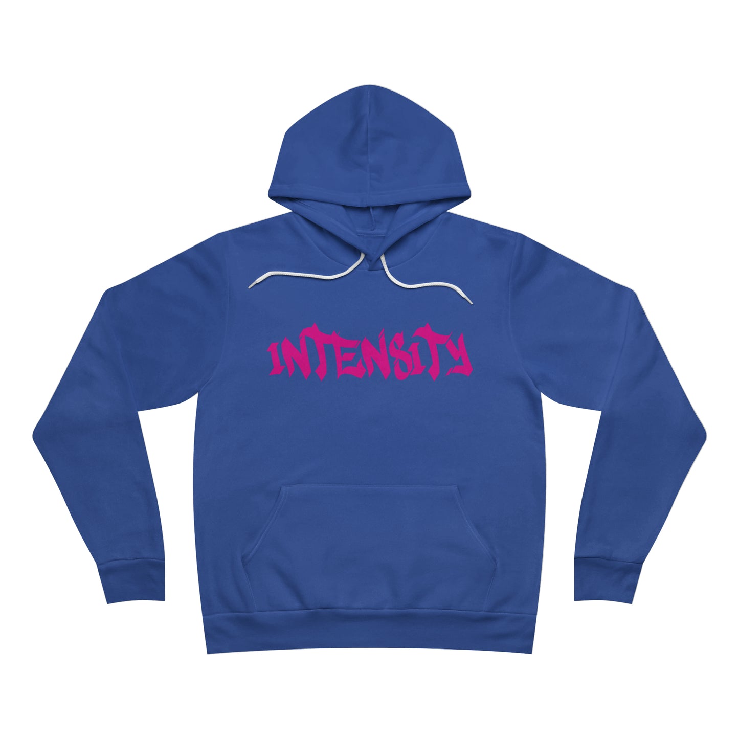 Men's "INTENSITY" Regular Hoodie Hot Pink Logo