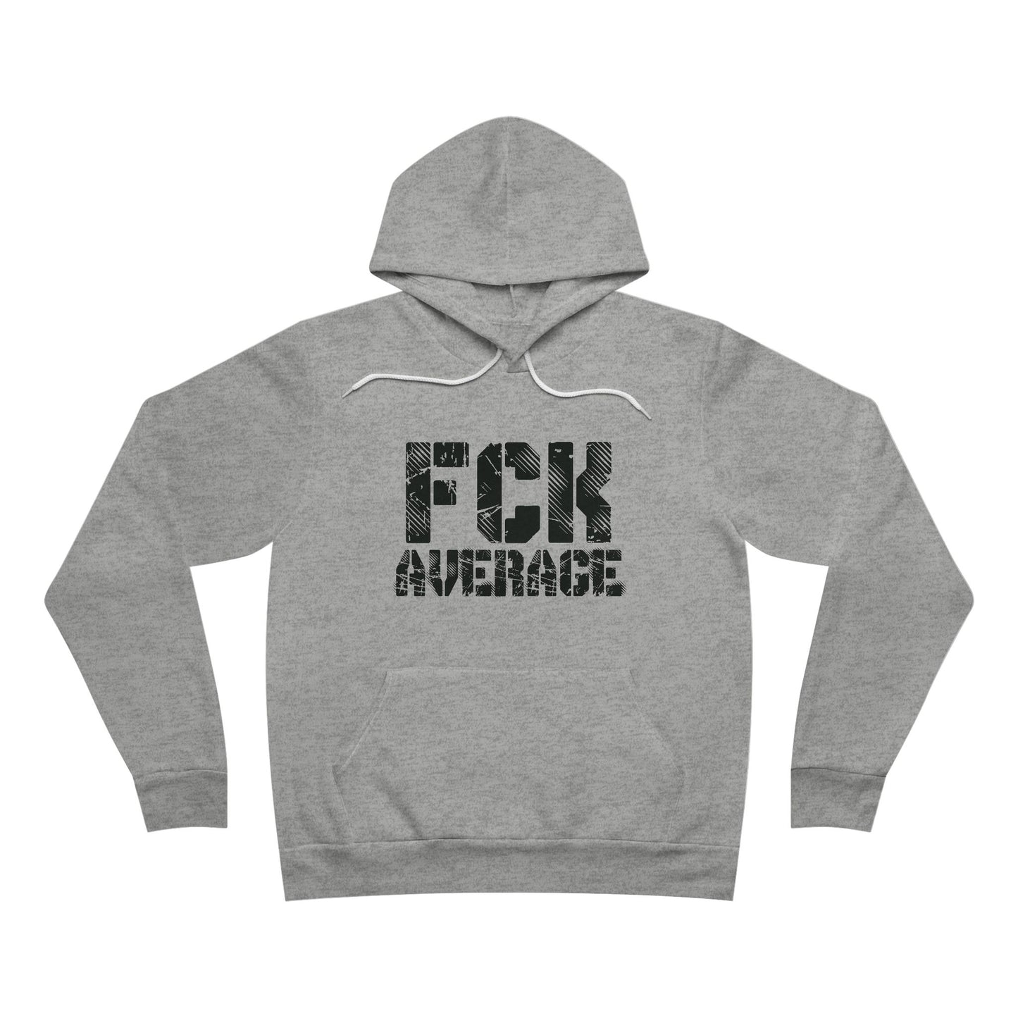 Men's "FCK Average" Regular Hoodie (Black)
