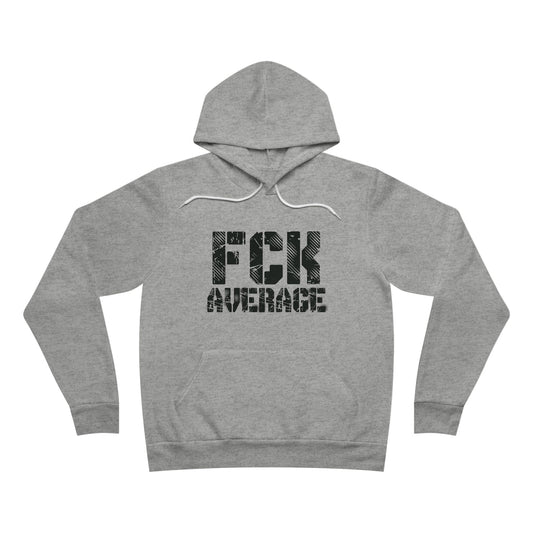 Women's "FCK Average" Regular Hoodie (Black)