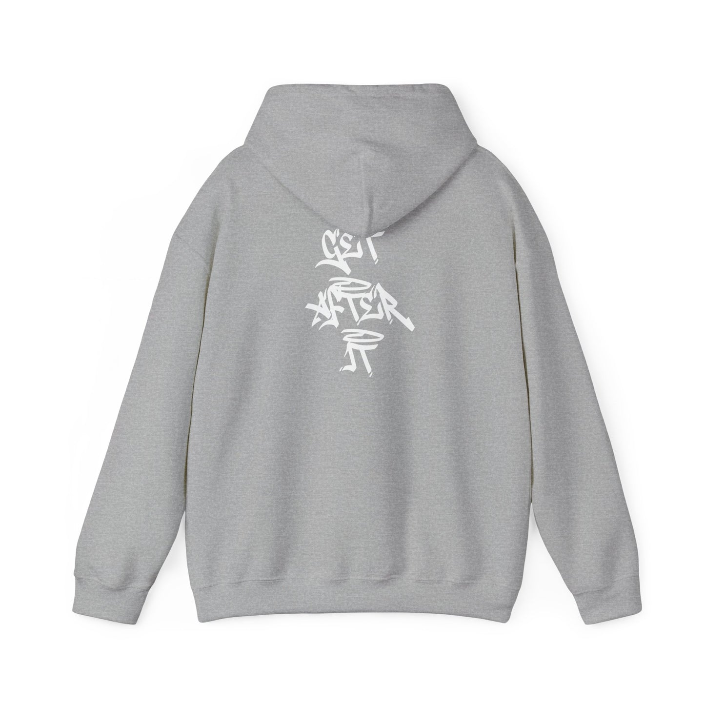Women's "Get After It" - V2 Heavy Hoodie (White)