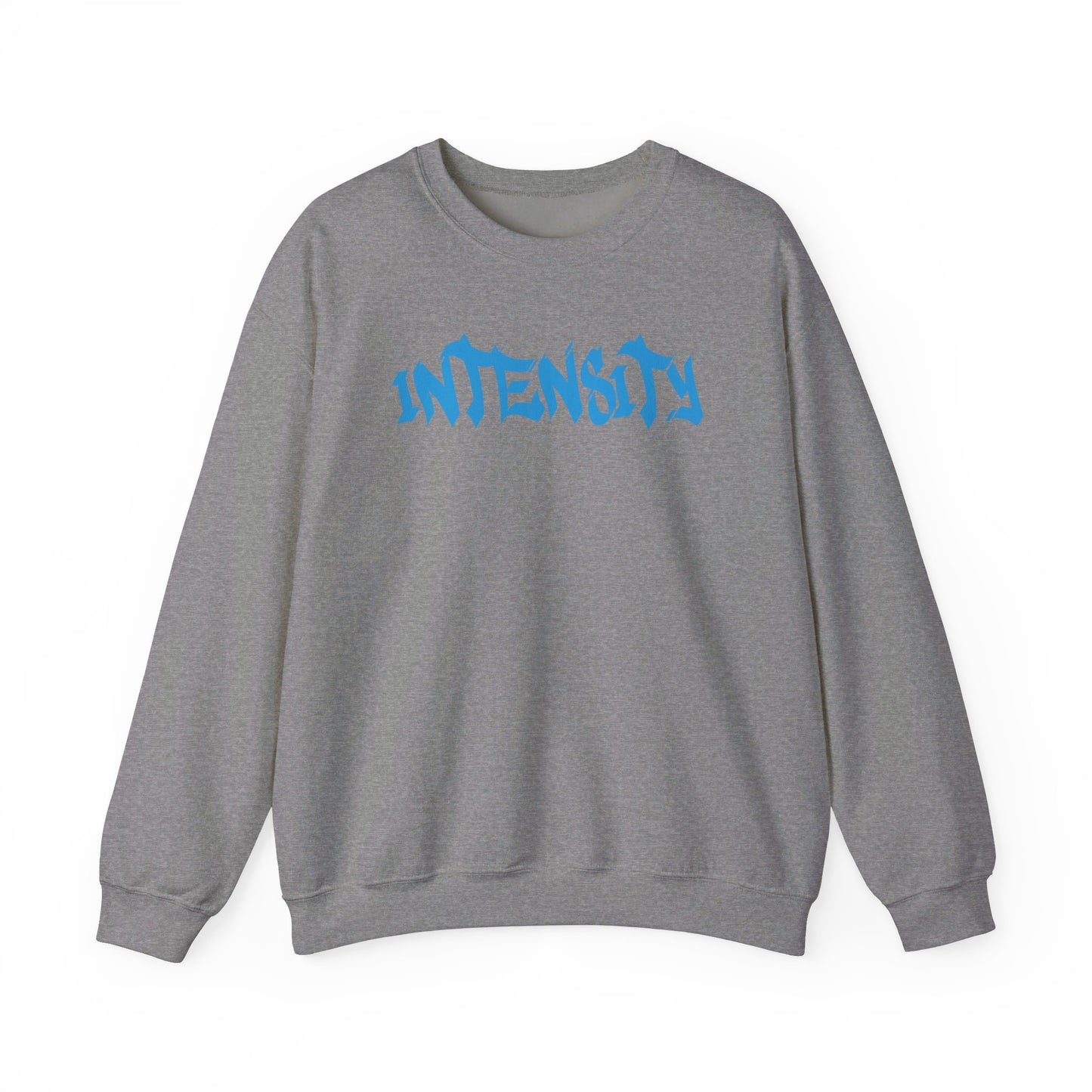 Women's "INTENSITY" Crewneck Sweatshirt (Baby Blue)