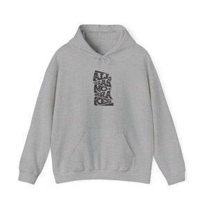 Open image in slideshow, Men&#39;s Heavy Hoodie - All Gas No Breaks (Black)
