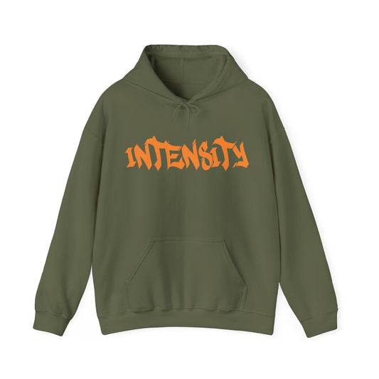 Men's "INTENSITY" Heavy Hoodie (Orange)