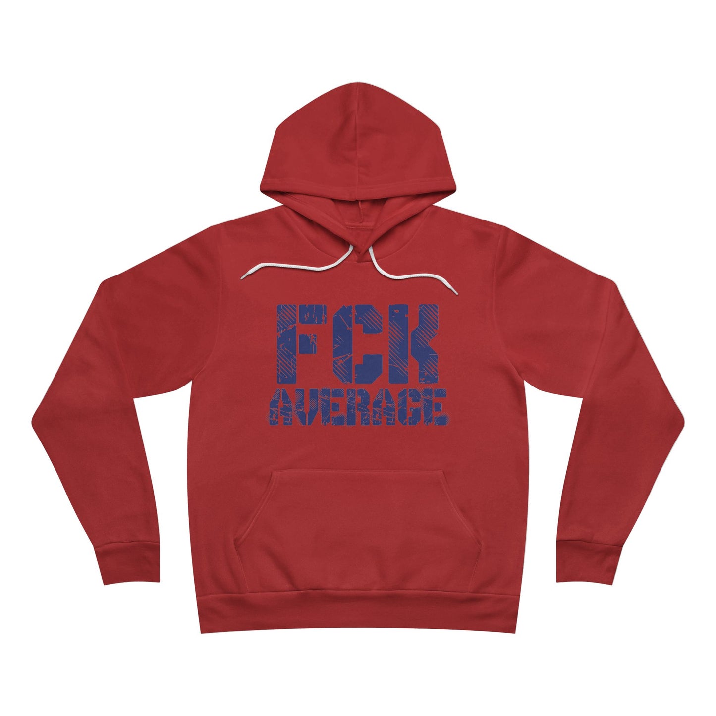 Women's "FCK Average" Regular Hoodie (Blue)