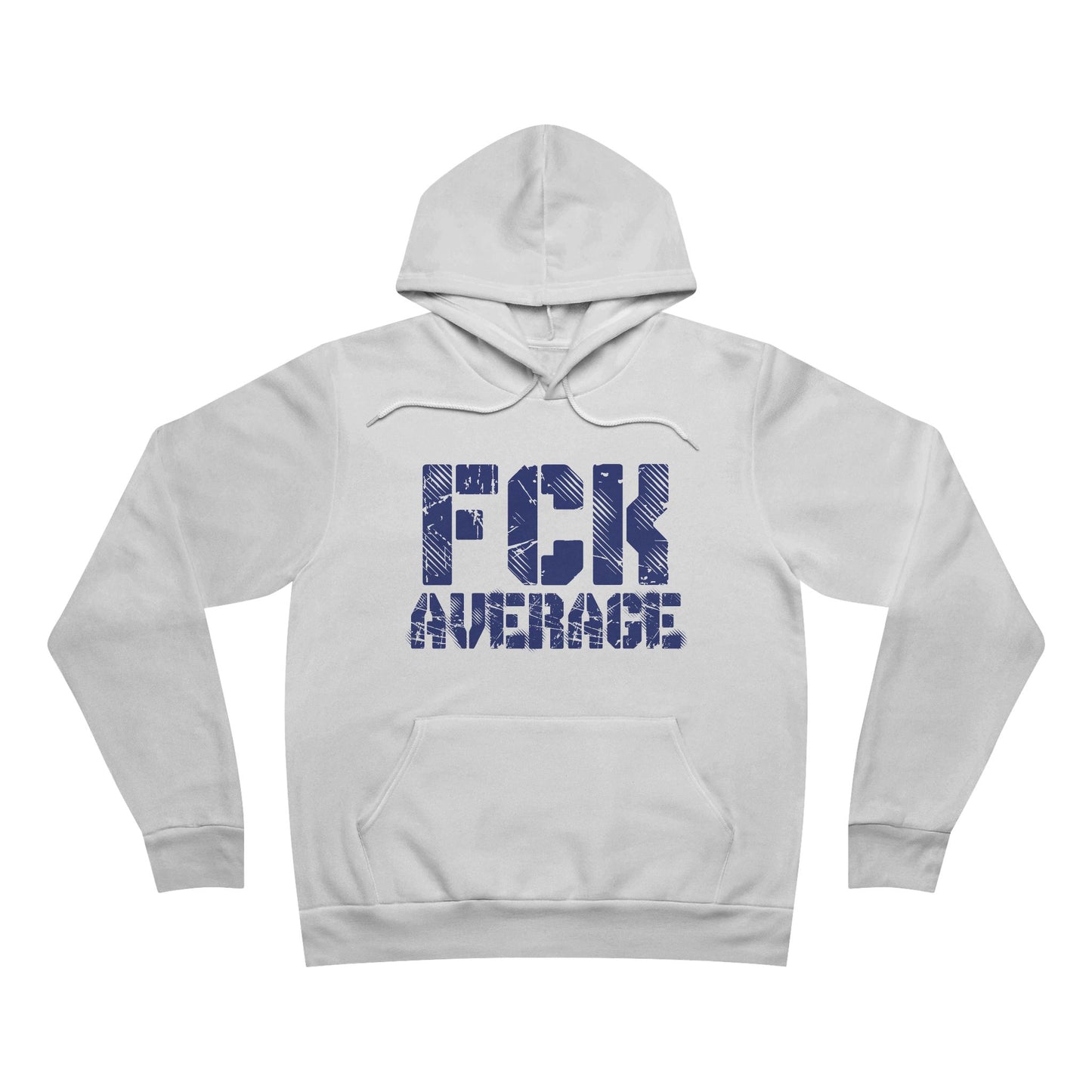Women's "FCK Average" Regular Hoodie (Blue)