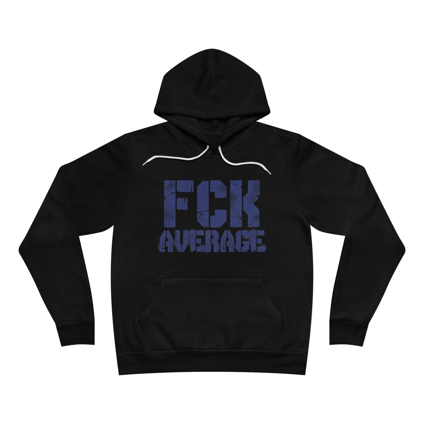 Women's "FCK Average" Regular Hoodie (Blue)