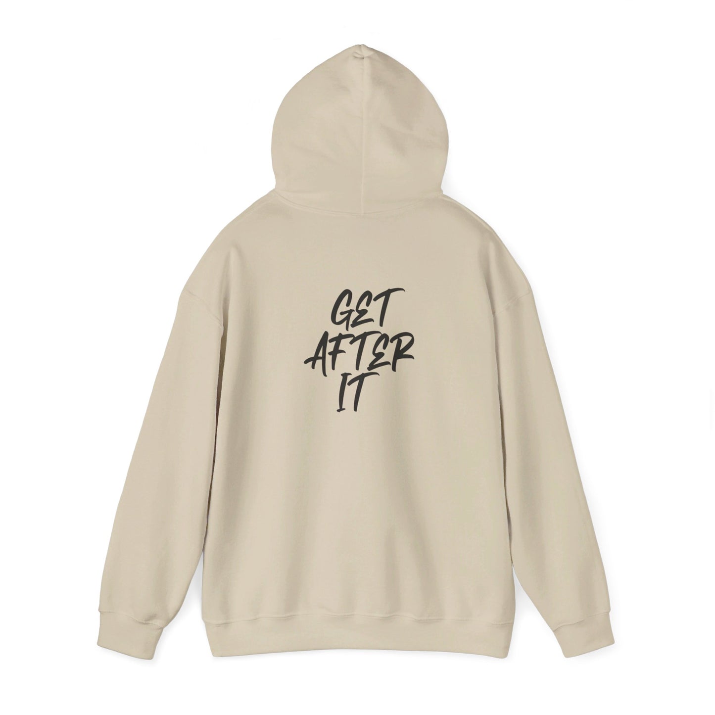 Women's "Get After It" - V1 Heavy Hoodie (Black)