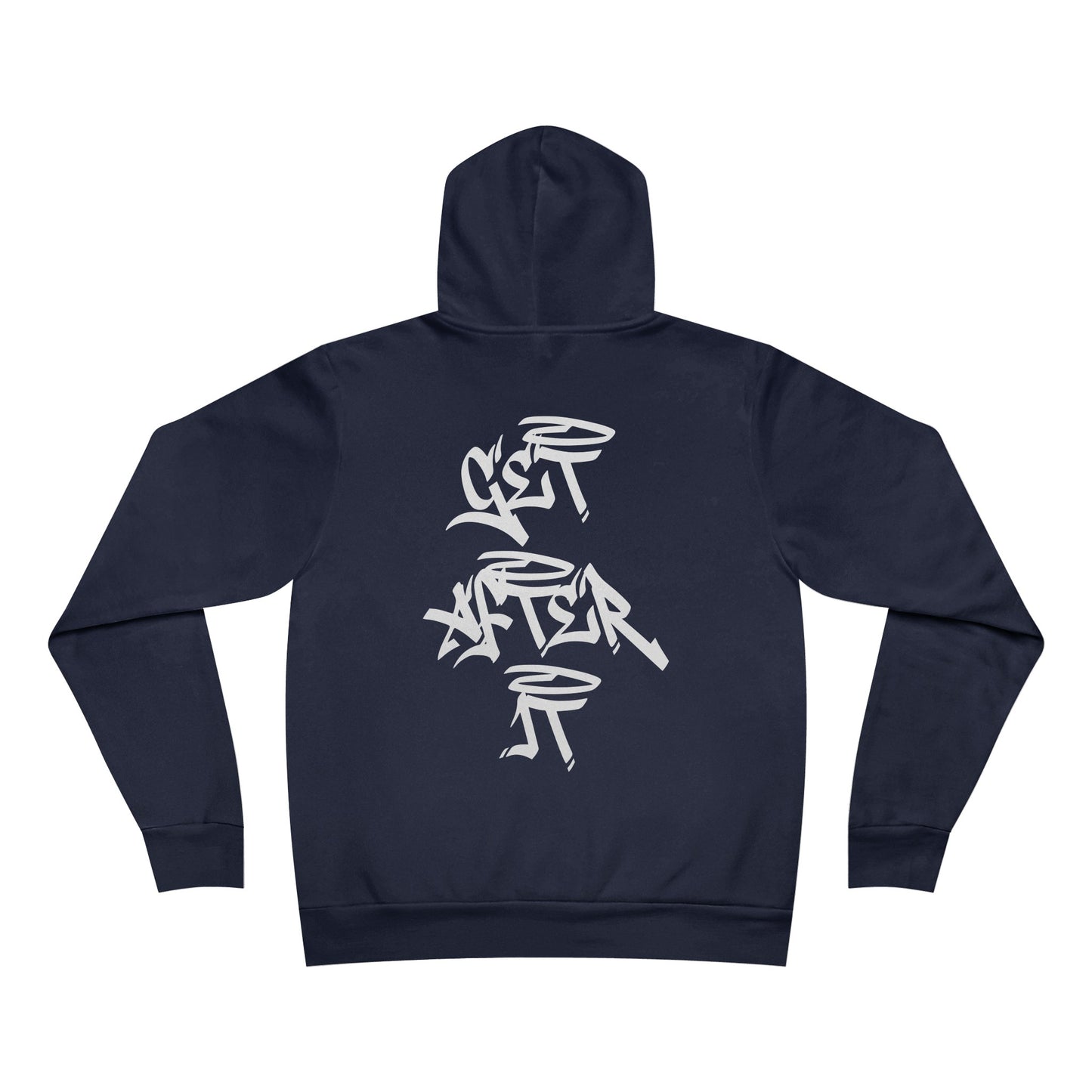 Women's "Get After It" - V2 Regular Hoodie (White)