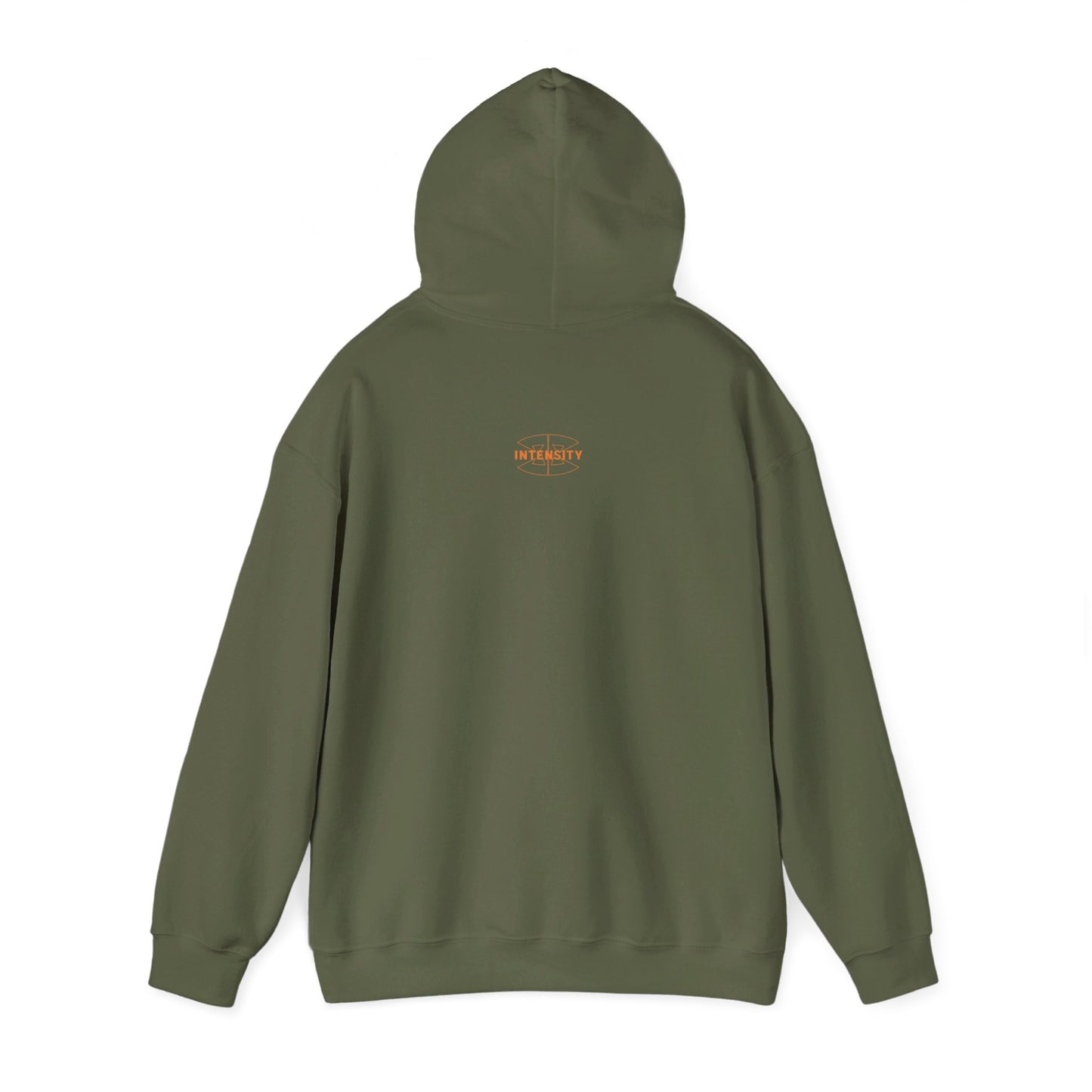 Men's "INTENSITY" Heavy Hoodie (Orange)