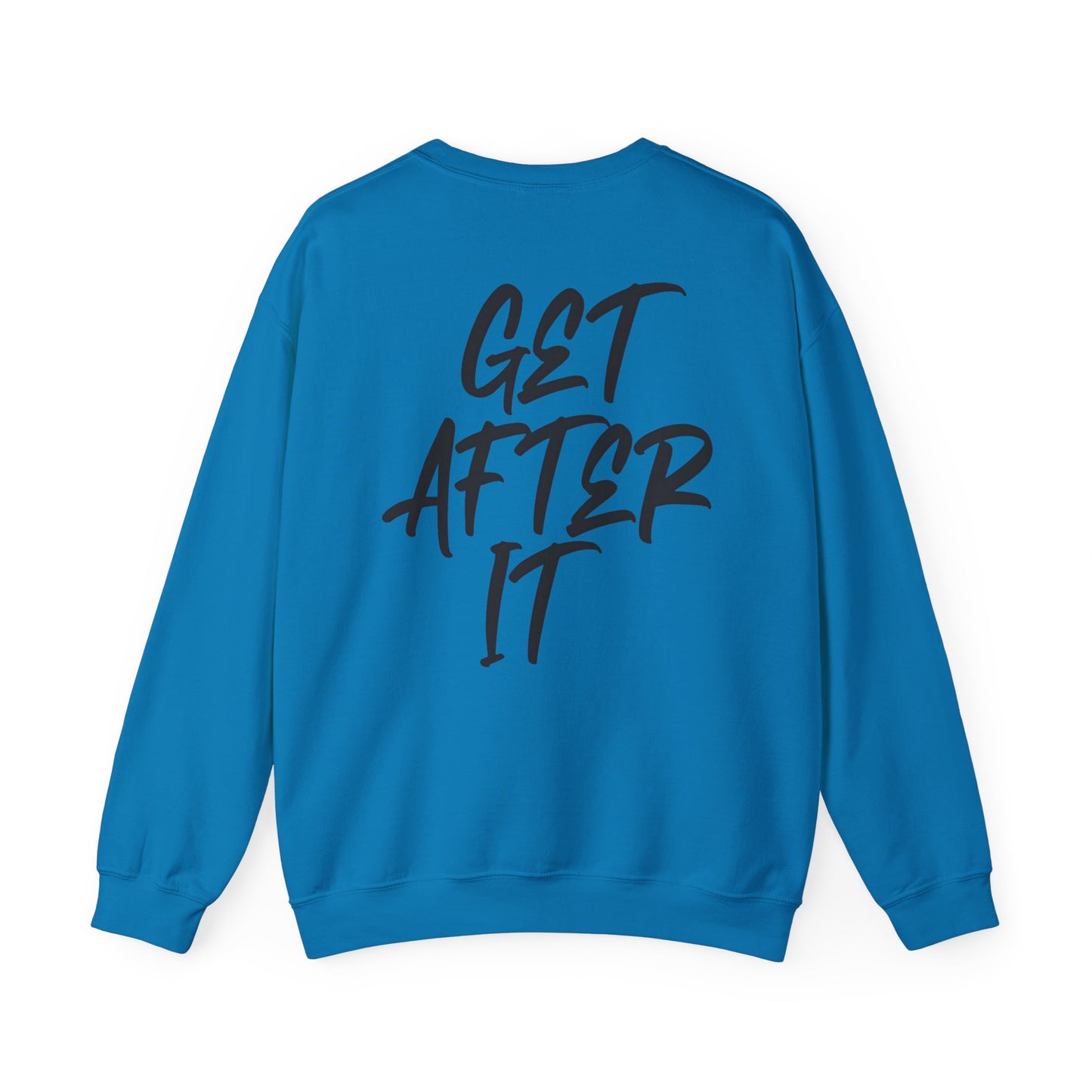 Women's "Get After It" - V1 Crewneck Sweatshirt (Black)