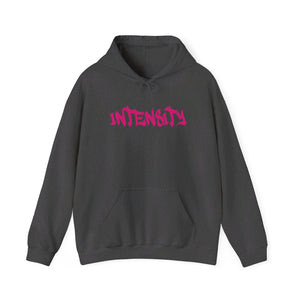 Open image in slideshow, Men&#39;s &quot;INTENSITY&quot; Heavy Hoodie (Hot Pink)
