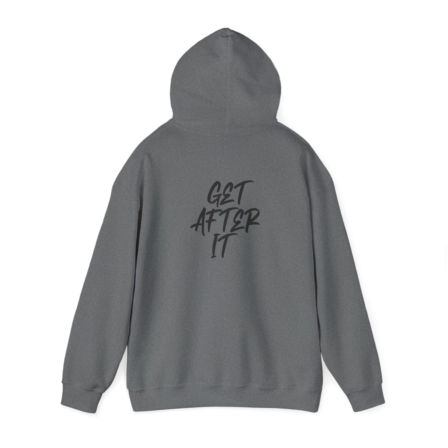 Women's "Get After It" V1 Heavy Hoodie (Black)