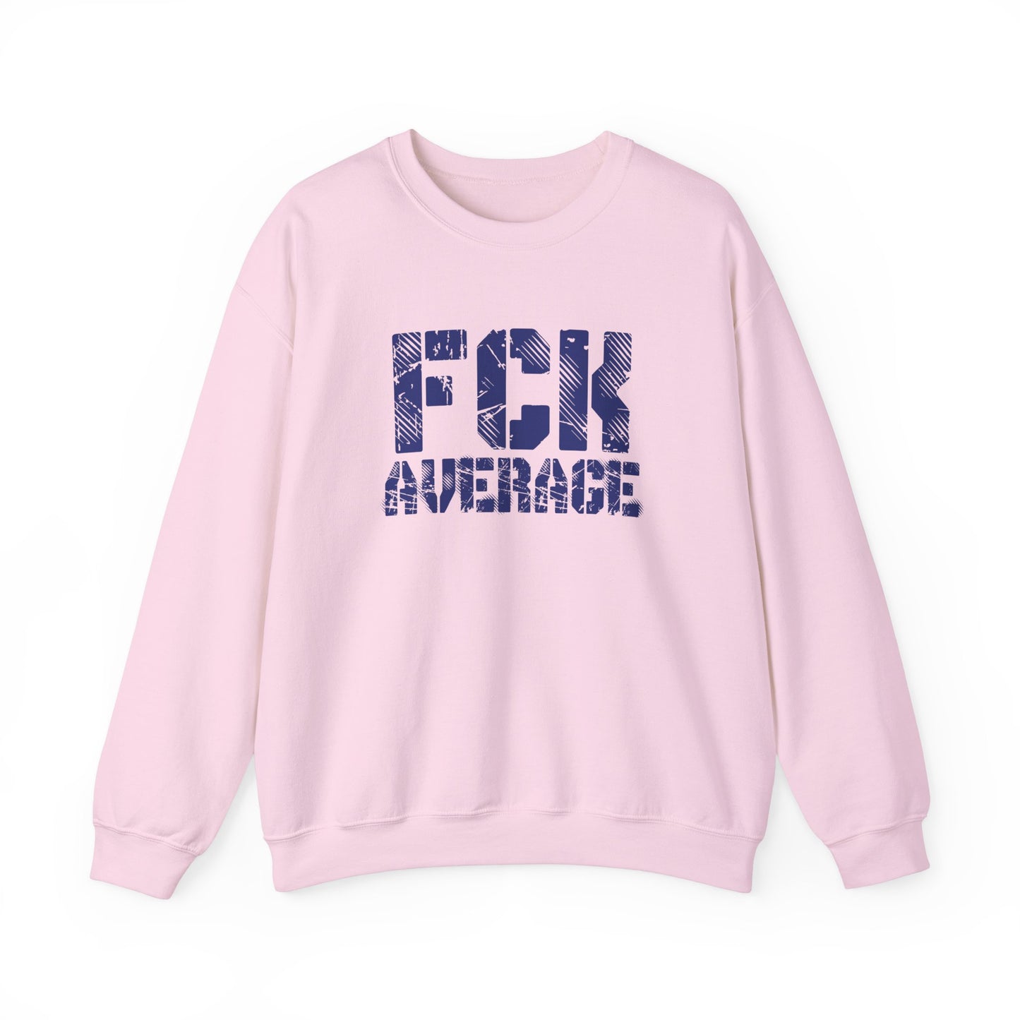 Women's "FCK Average" Crewneck (Blue)