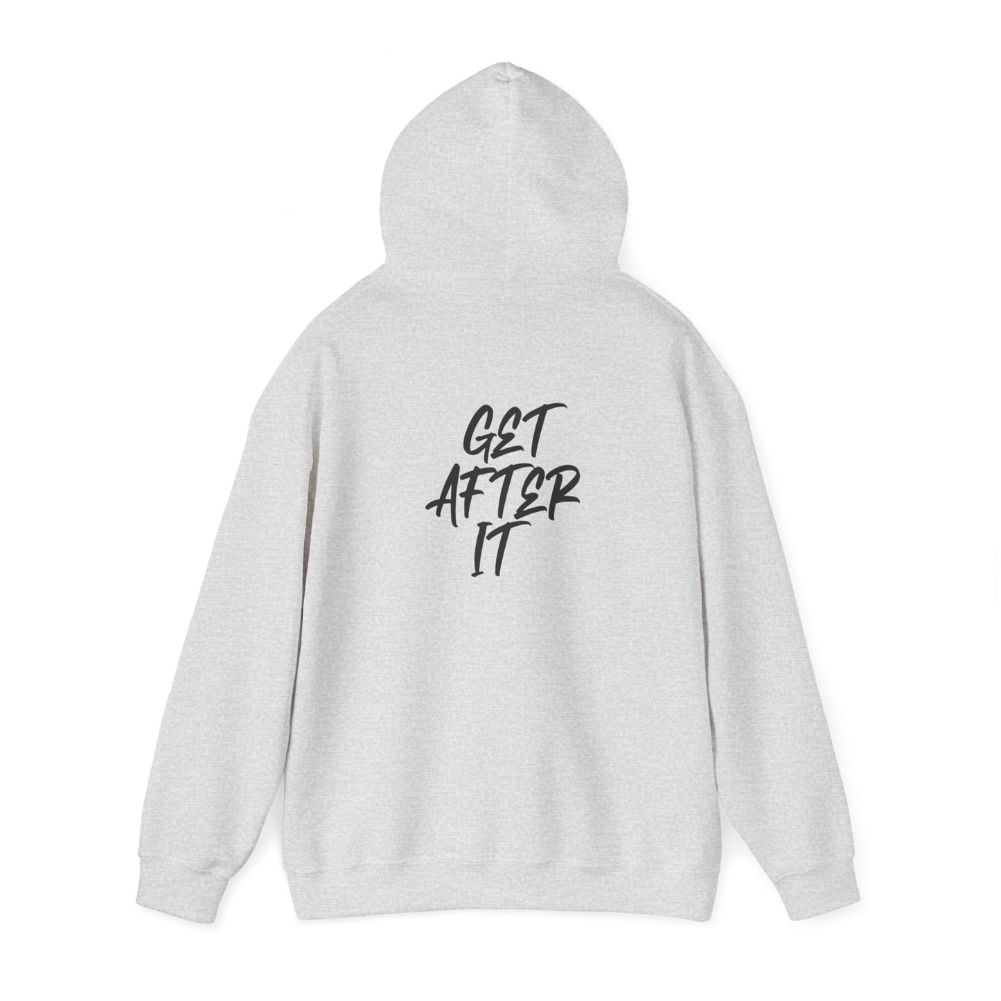 Women's "Get After It" V1 Heavy Hoodie (Black)