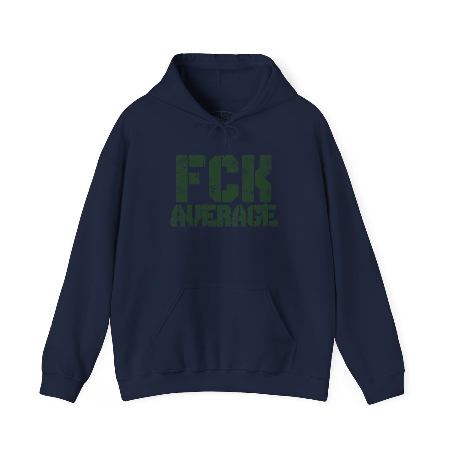 Men's "FCK Average" Heavy Hoodie (Green)