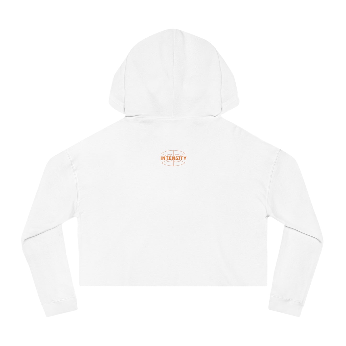 Women’s "FCK Average" Cropped Hooded Sweatshirt - Orange