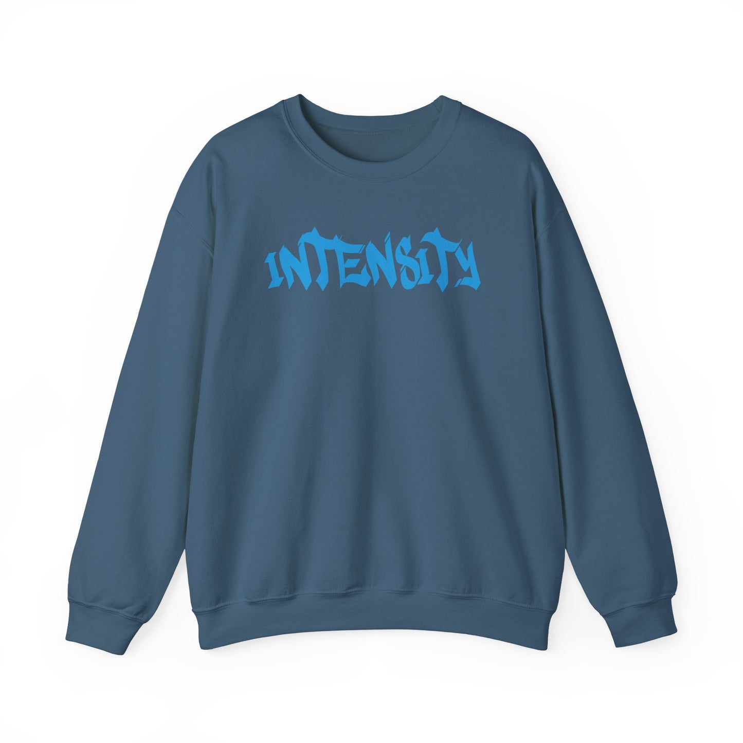 Women's "INTENSITY" Crewneck Sweatshirt (Baby Blue)