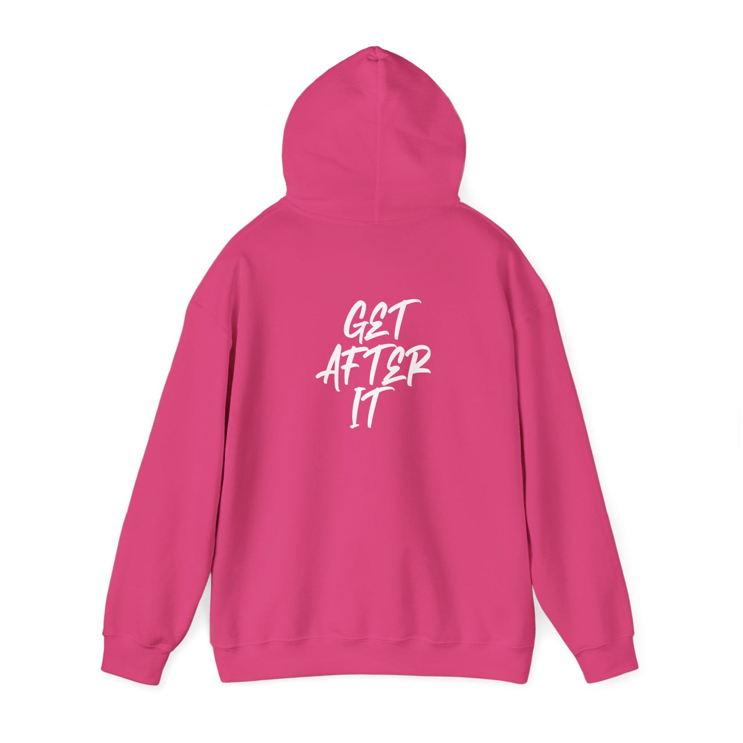 Women's "Get After It" V1 Heavy Hoodie (White)