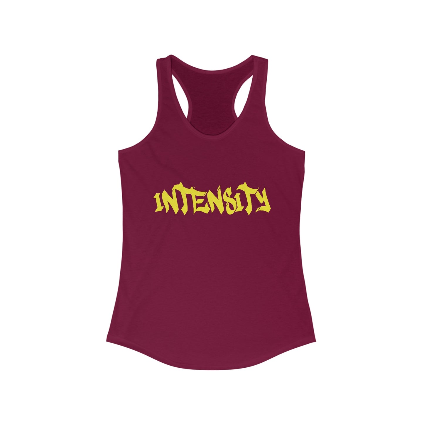 Women's "INTENSITY" Tank Top (Yellow)