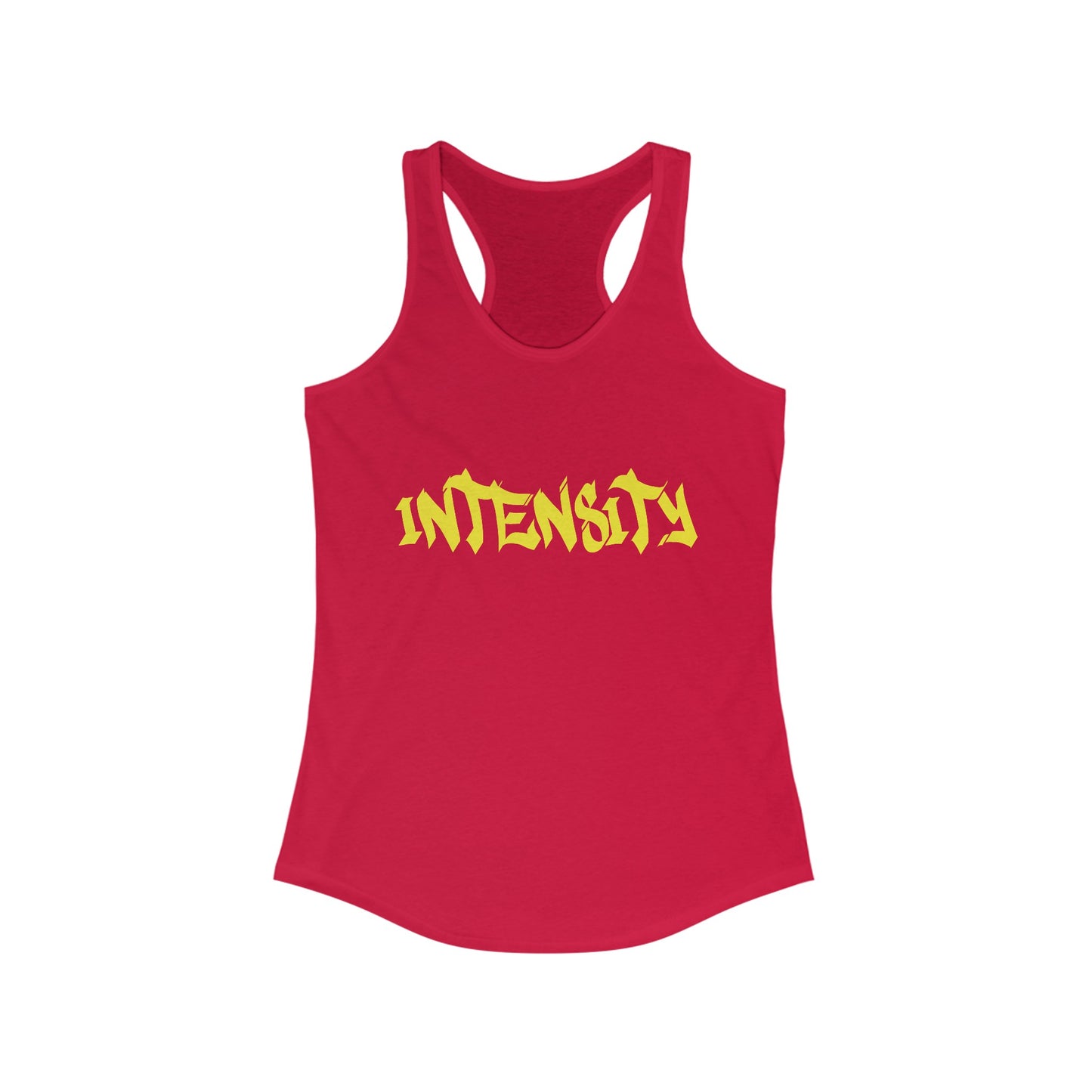 Women's "INTENSITY" Tank Top (Yellow)