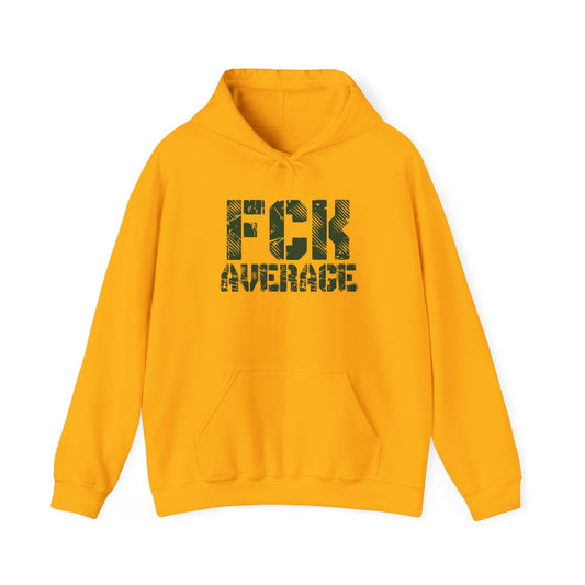 Women's "FCK Average" Heavy Hoodie (Green)