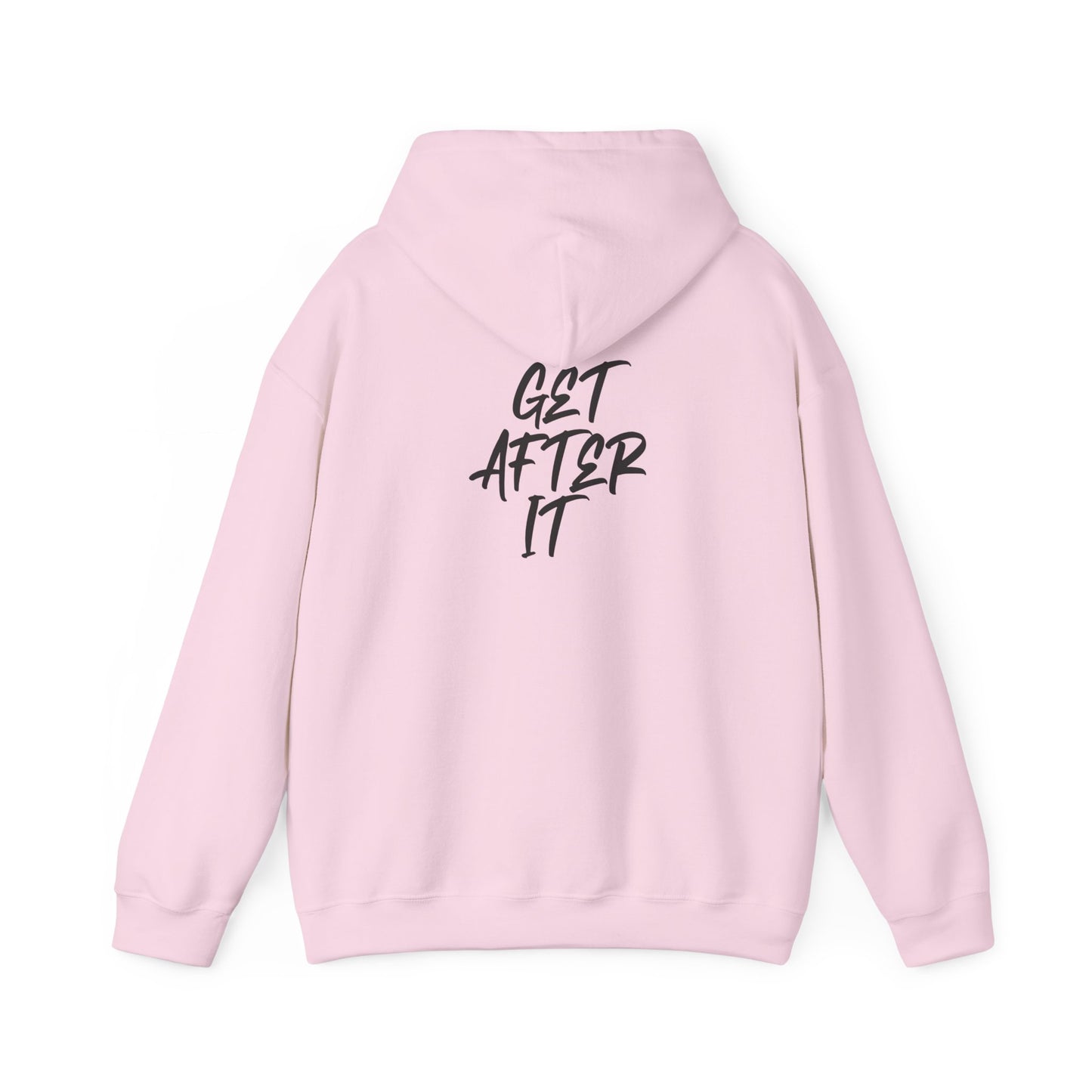 Women's "Get After It" V1 Heavy Hoodie (Black)