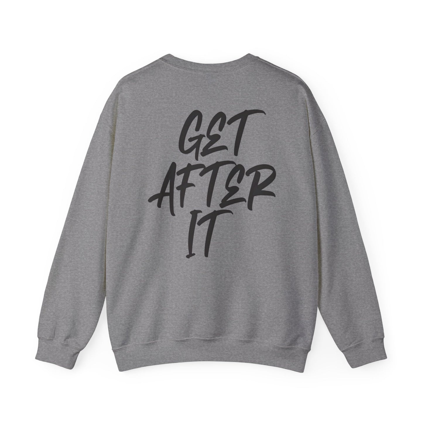 Women's "Get After It" - V1 Crewneck Sweatshirt (Black)