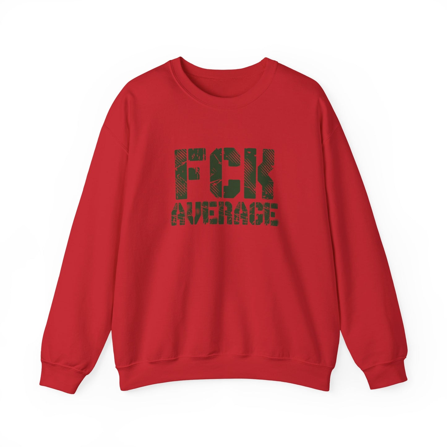 Women's "FCK Average" Crewneck (Green)