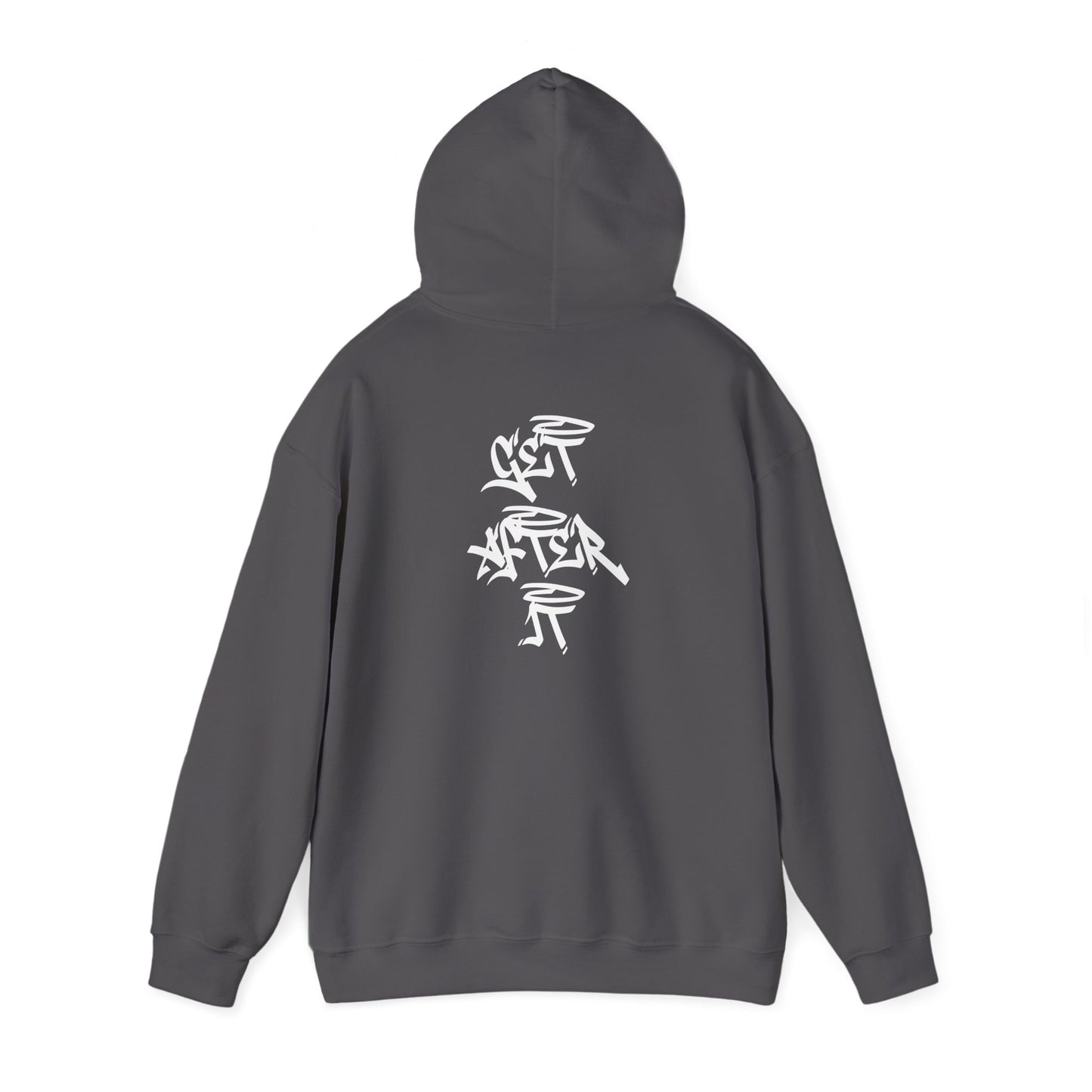 Women's "Get After It" - V2 Heavy Hoodie (White)