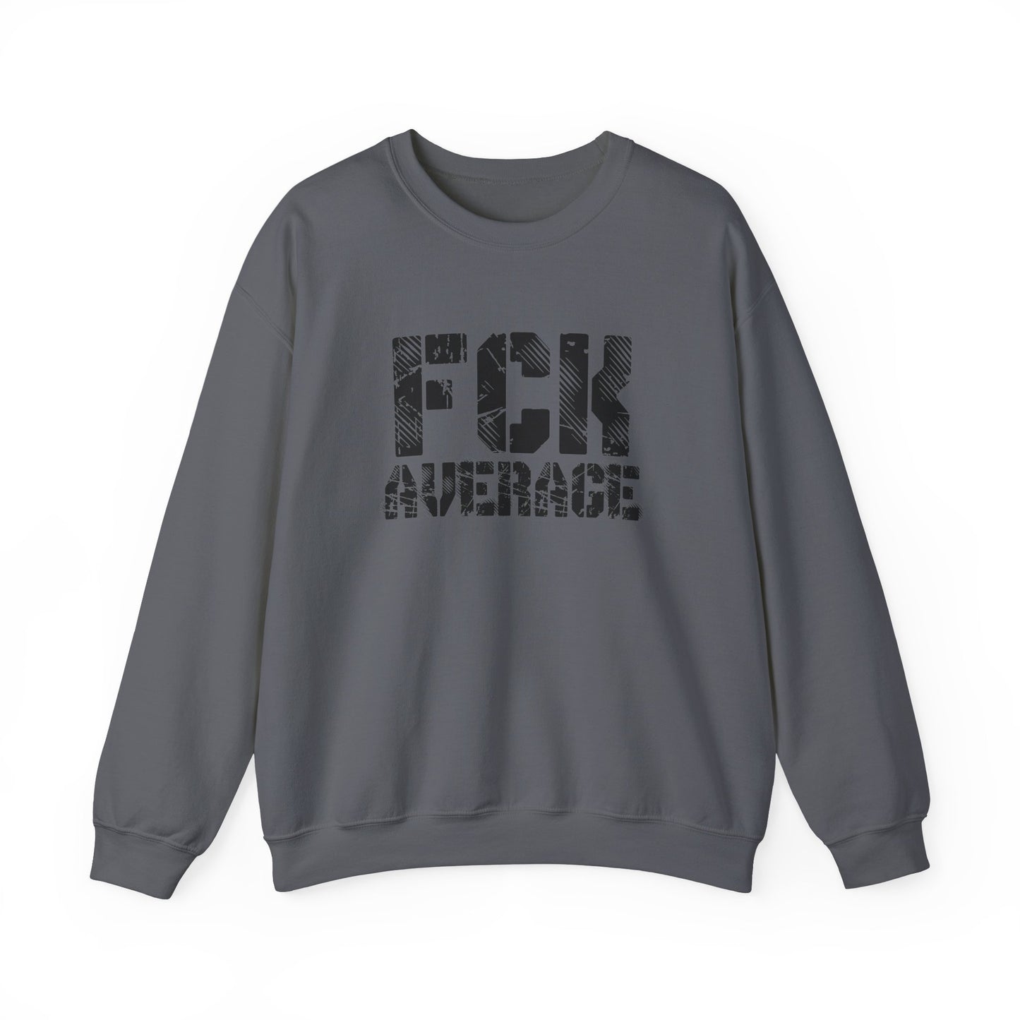 Women's "FCK Average" Crewneck (Black)