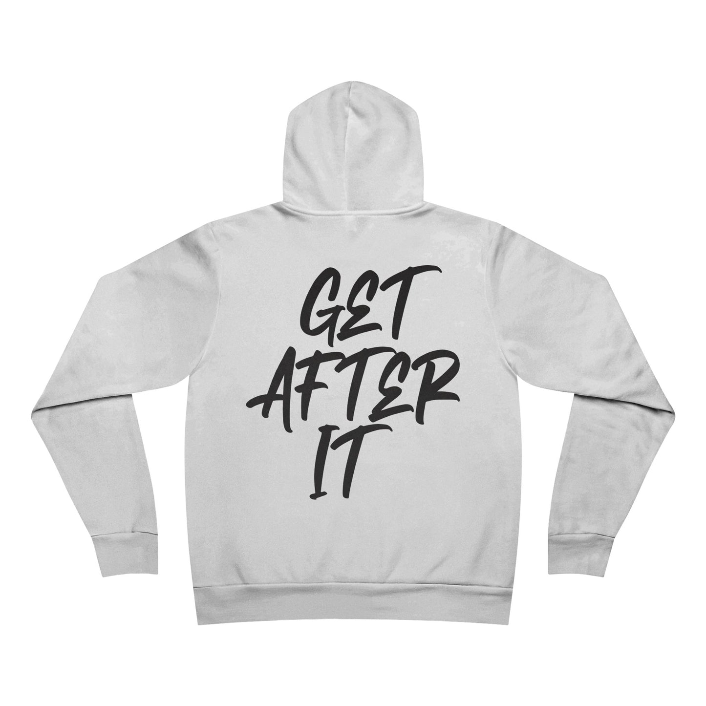 Men's "Get After It" - V1 Regular Hoodie (Black)