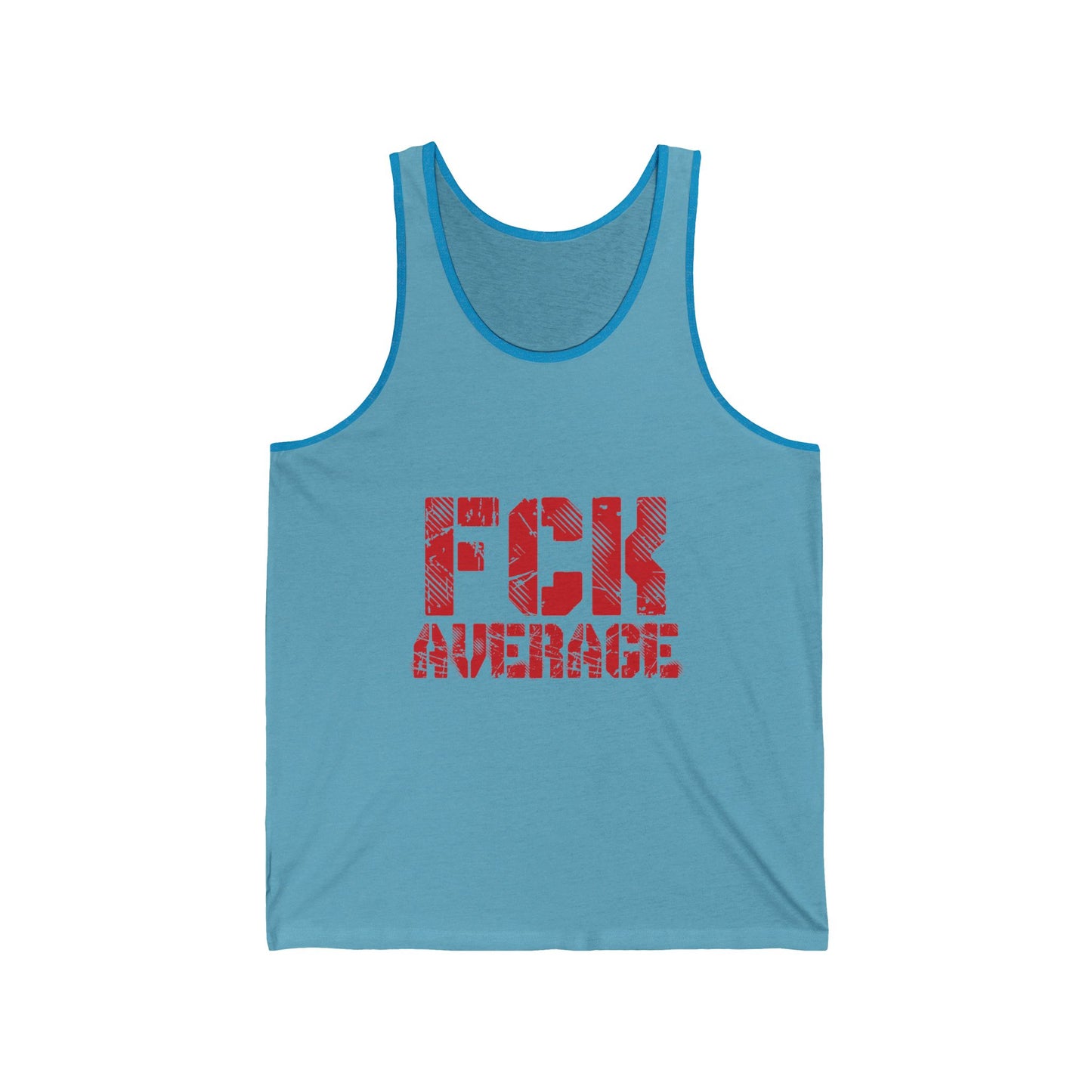 Men's "FCK Average" Tank (Red)