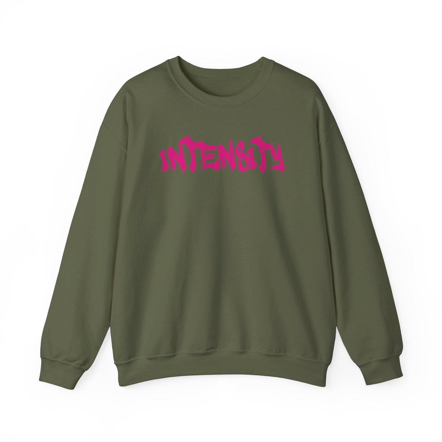 Men's "INTENSITY" Crewneck Sweatshirt (Hot Pink)