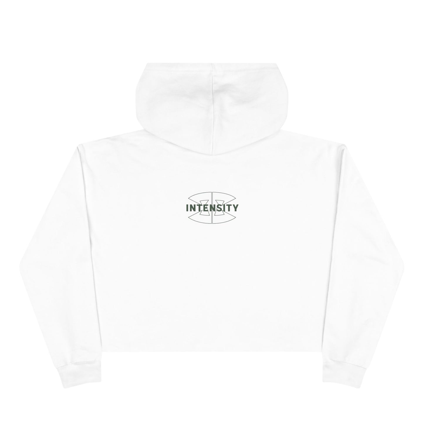 Women's "FCK Average" Crop Hoodie - Green