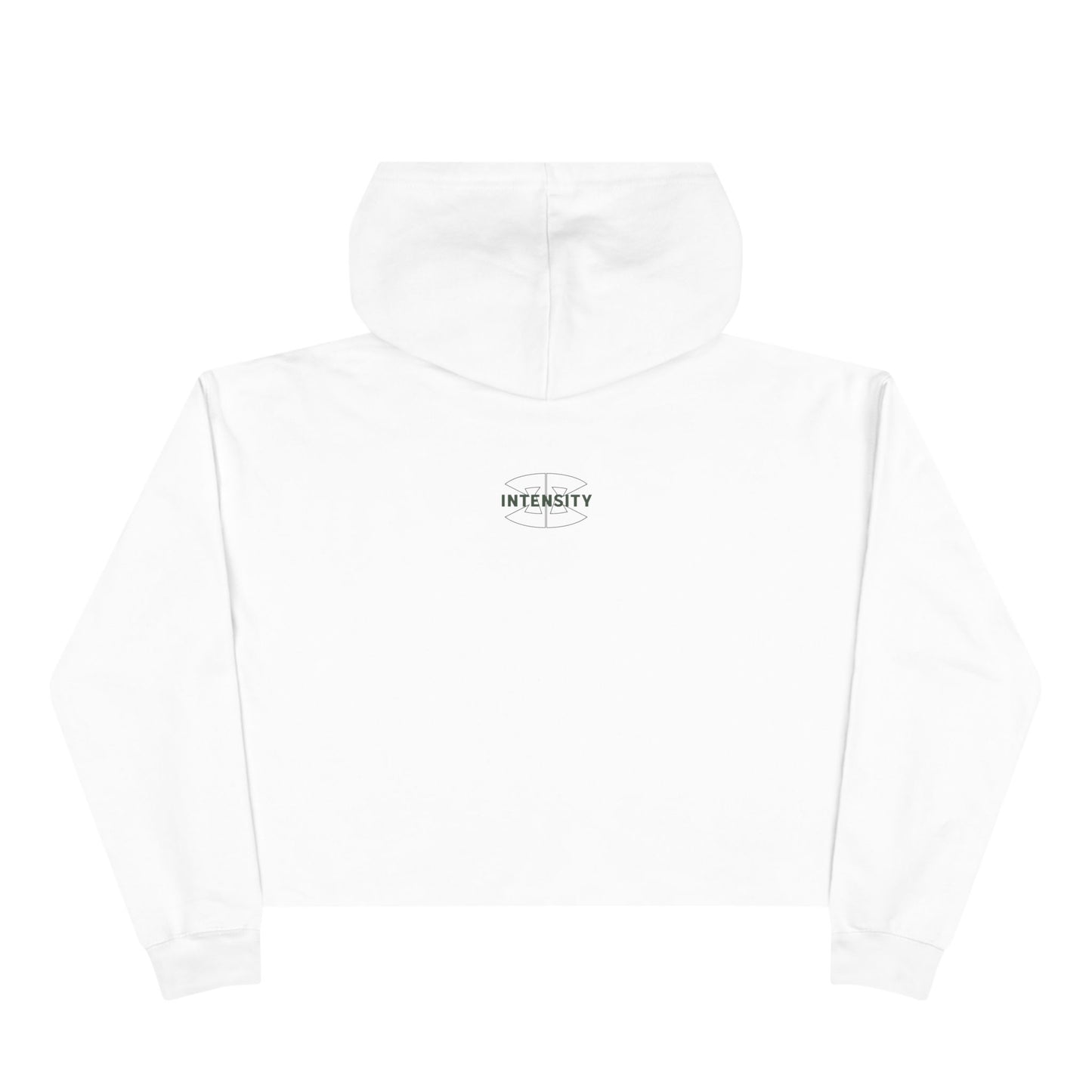 Women's "FCK Average" Crop Hoodie - Green