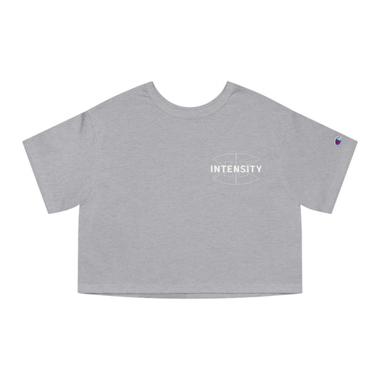 Women's "Get After It" - V1 Crop Top (White)