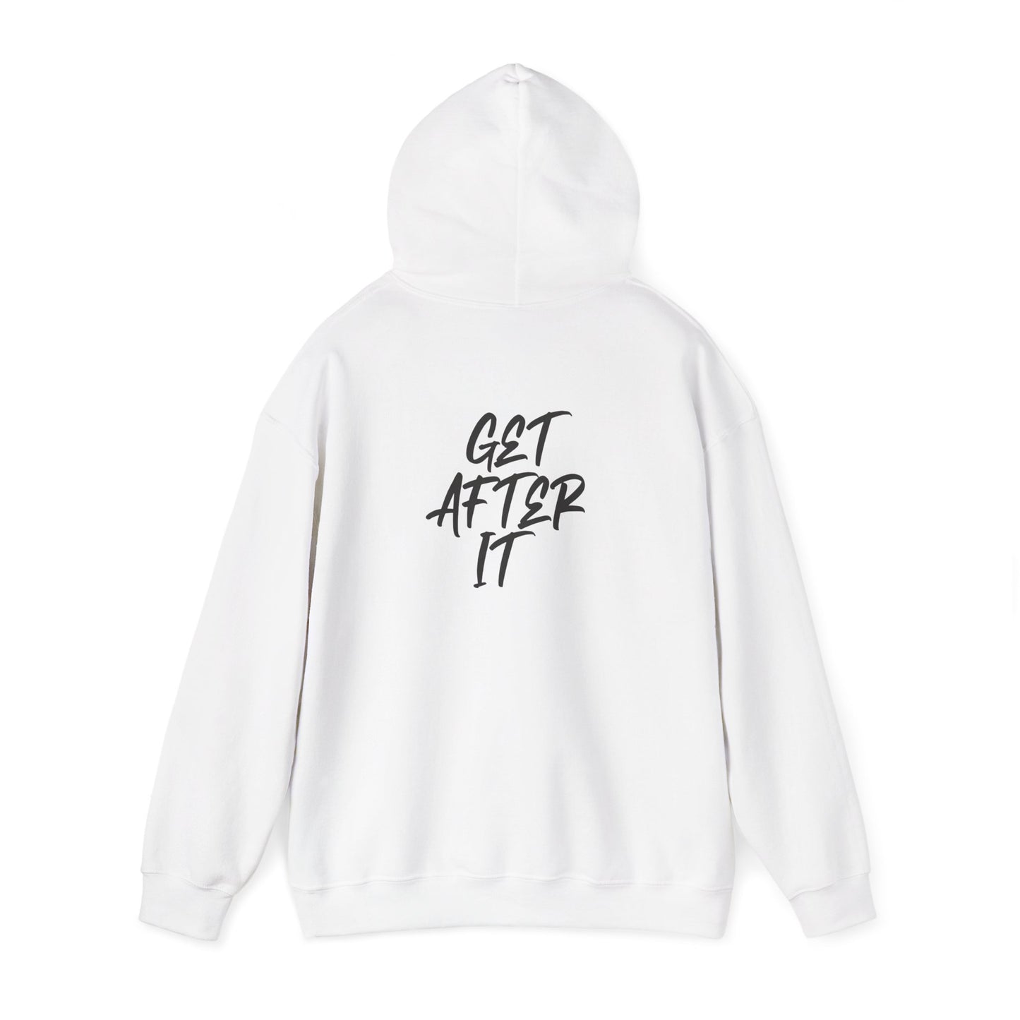 Men's "Get After It" - V1 Heavy Hoodie (Black)