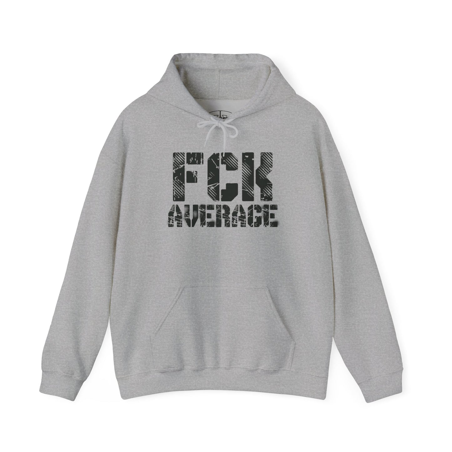 Men's "FCK Average" Heavy Hoodie (Black)
