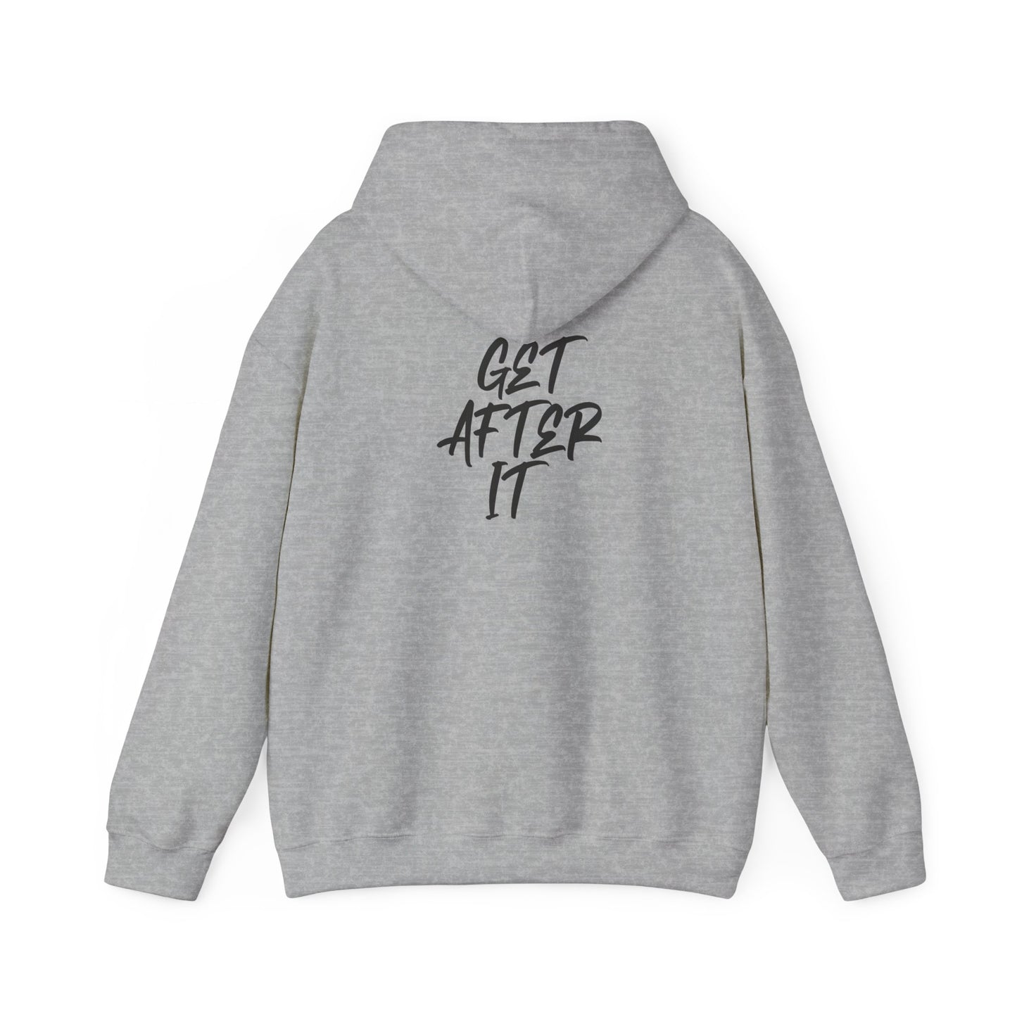Women's "Get After It" V1 Heavy Hoodie (Black)