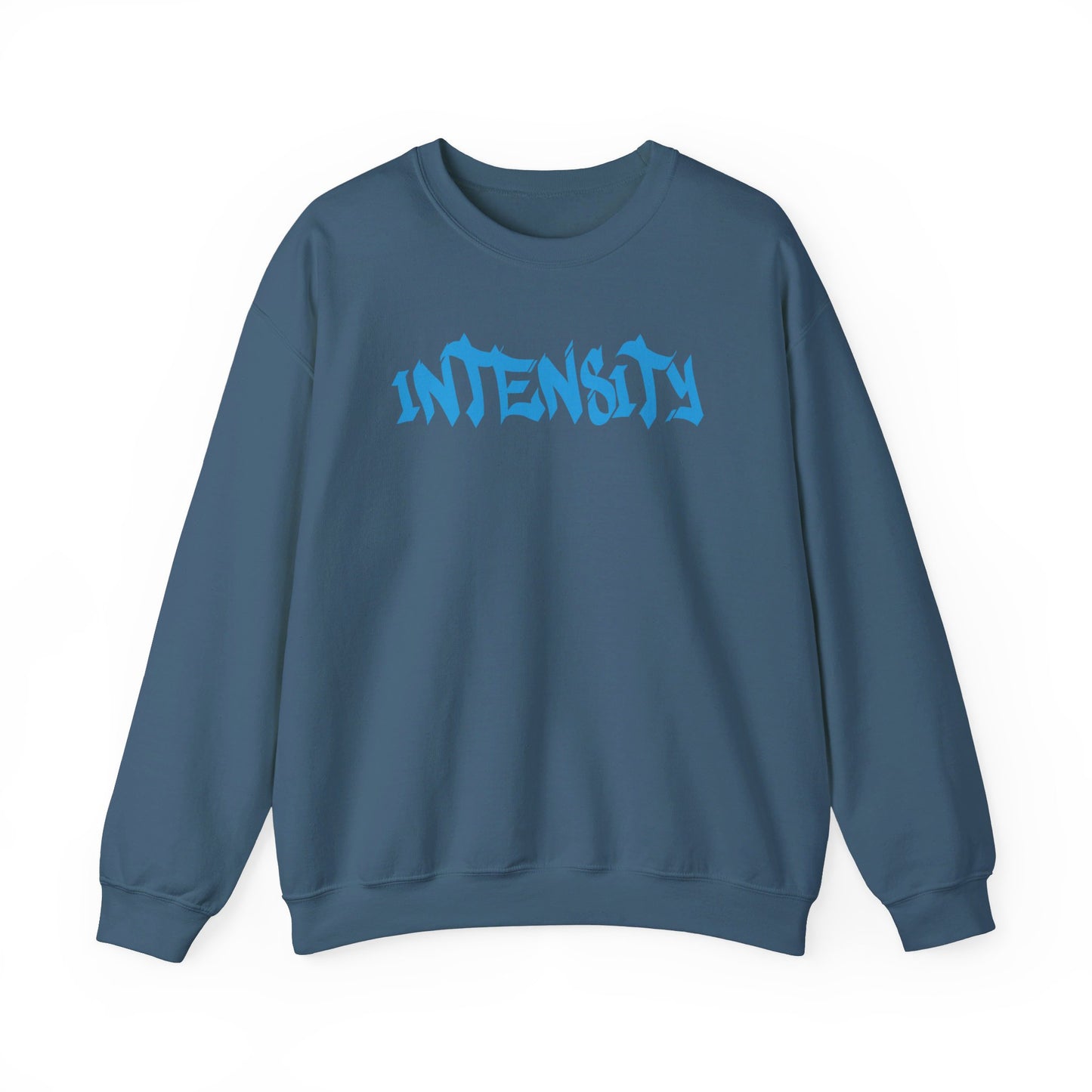 Women's "INTENSITY" Crewneck Sweatshirt (Baby Blue)