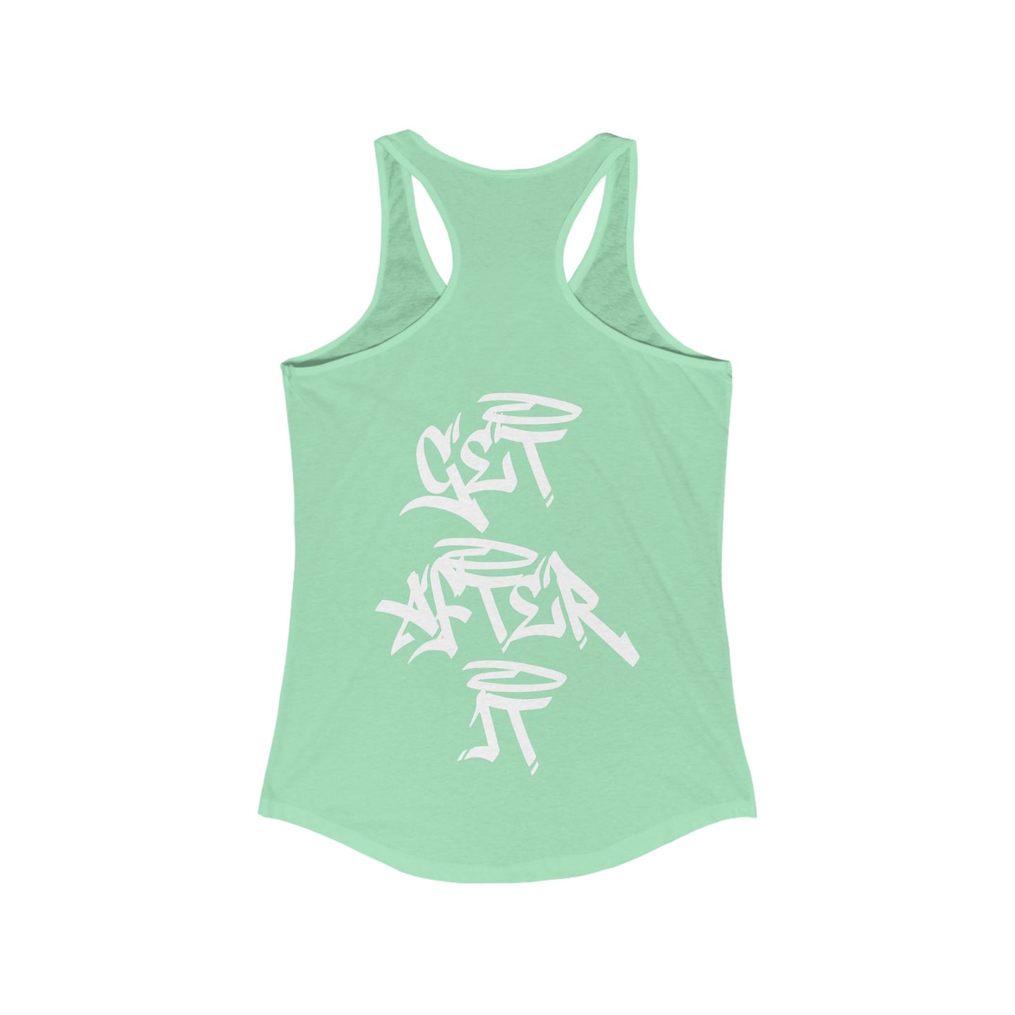 Women's "Get After It" - V2 Tank Top (White)