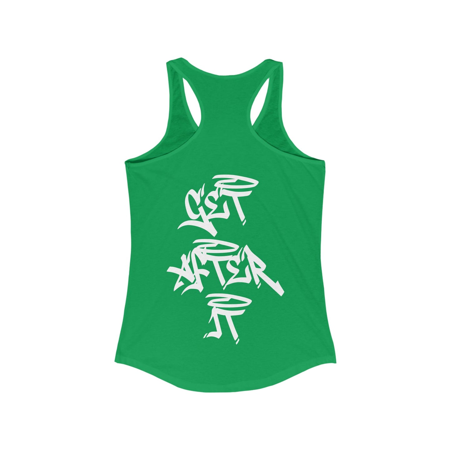 Women's "Get After It" - V2 Tank Top (White)