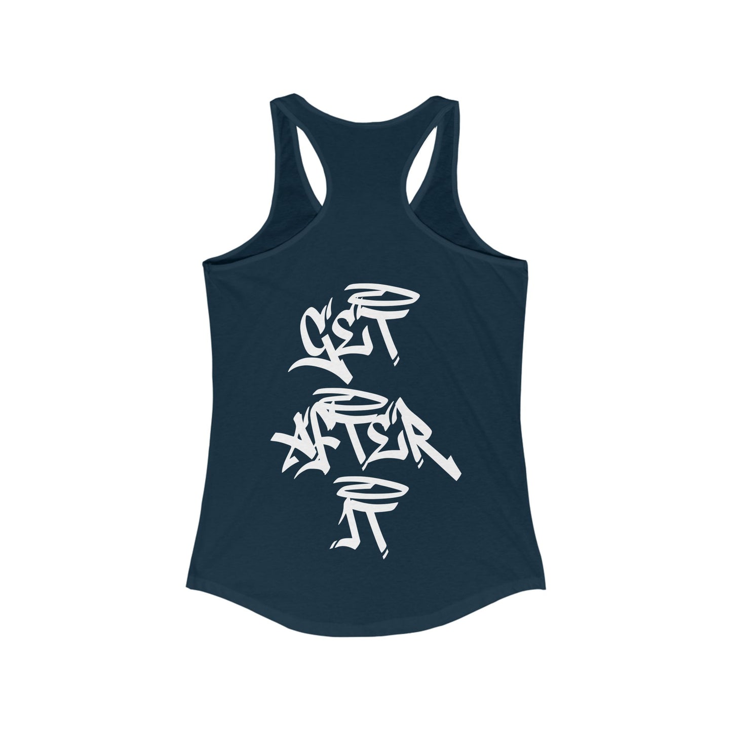 Women's "Get After It" - V2 Tank Top (White)