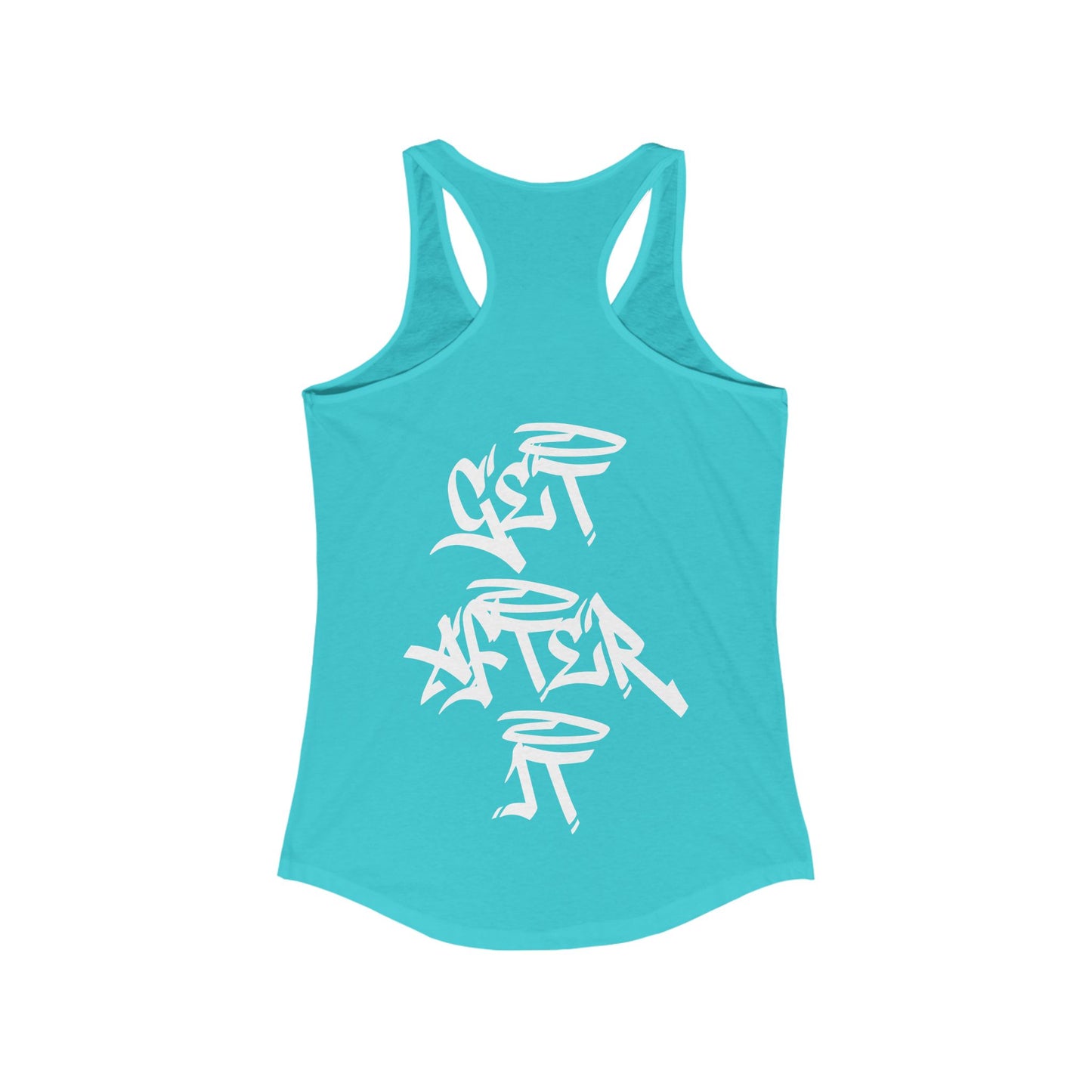 Women's "Get After It" - V2 Tank Top (White)